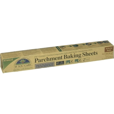 If You Care Pre-Cut Baking Sheet Parchment Paper, 24 Sheets