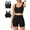 Black, variant on Sports Bras for Women Racerback Adjustable Strap High Support Padded Workout Seamless Bra for Yoga Gym Black S‑2XL