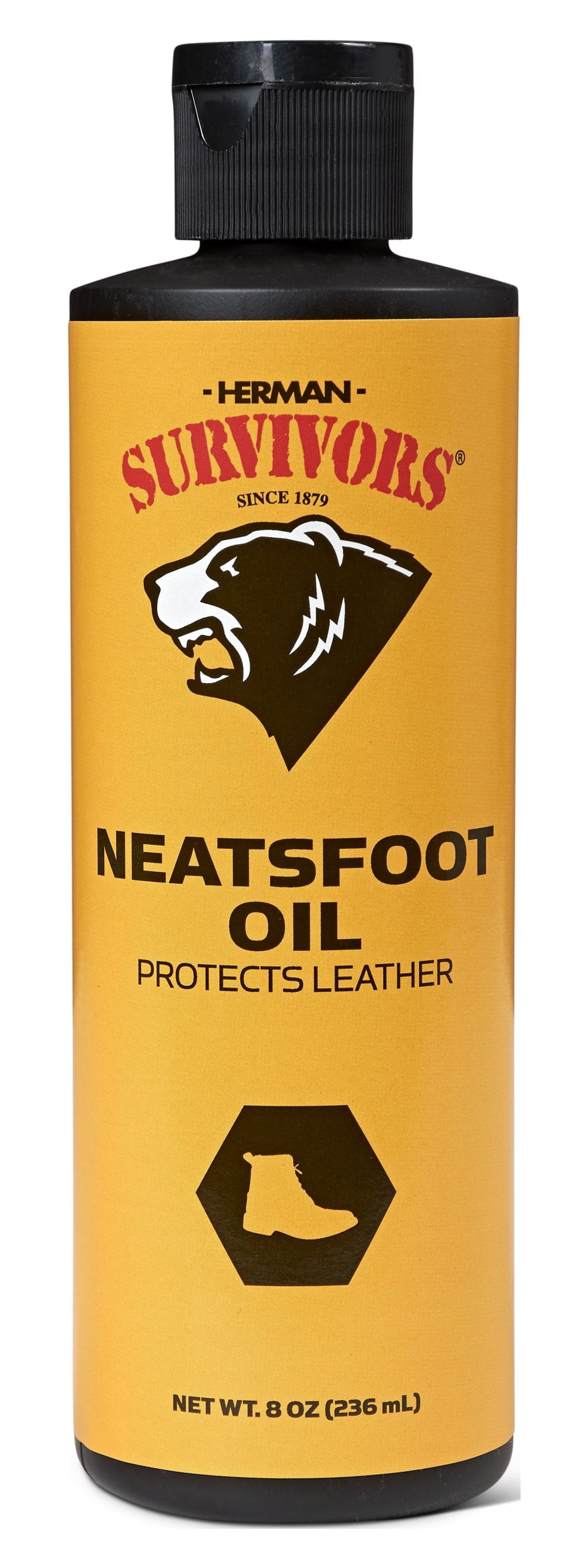 Herman Survivors Neatsfoot Oil 8 oz Leather Conditioner Walmart