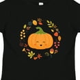 thumbnail image 4 of Inktastic Thanksgiving Wreath Autumn Fall Pumpkin Boys or Girls Toddler T-Shirt, 4 of 5