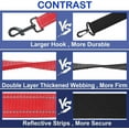 thumbnail image 2 of Dog Lead - With Two Padded Handles, Two Dog Leads Modes,Double-Sided Reflective Nylon Dog Leash for Training&Walking Perfect for Medium &Large Dogs, 2 of 7
