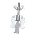 thumbnail image 2 of Tope de puerta portátil para puerta de viaje, cerradura de protección para habitación, taquillas desde el interior Plata, 2 of 9