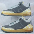 thumbnail image 4 of Ni - ke Jordan Fusion 3 Men's Size 11 Flint Grey Varsity Maize Silver 323626-071, 4 of 5