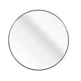 thumbnail image 3 of Induslyfe Decor Inc 39 inch Round Aluminium Alloy Framed Wall Mirror Black, 3 of 8