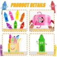 thumbnail image 4 of Back to School Bulletin Board Decorations Set, Crayon Themed Classroom Decor Colorful Crayons Name Tags Cutouts Welcome to Our Pack Crayon Bulletin Board for School Door Window Wall Decor, 4 of 7