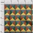 thumbnail image 2 of oneOone Viscose Chiffon Orange Fabric Geometric Craft Projects Decor Fabric Printed By The Yard 42 Inch Wide, 2 of 4
