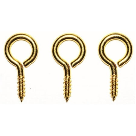 

Prosource LR-240-PS Large Screw Eyes Brass 17/32 x 1-15/16