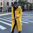 thumbnail image 3 of Women Oversized Hooded Open Front Cardigan Cable Knit Sweaters Solid Color Chunky Single Breasted Long Sweater Coats, 3 of 5
