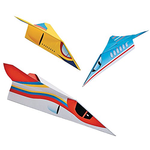 Fun Express - Paper Airplanes - Stationery - Cards - Note Cards - 24 Pieces