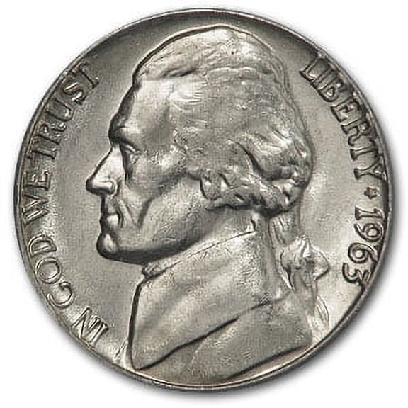 1963-D Jefferson Nickel BU