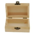 thumbnail image 4 of Caja de Almacenamiento Sin Terminar Rectangular para Manualidades de Niños Perfecl 11x6,9 Cm Caja de madera, 4 of 7