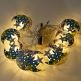 thumbnail image 2 of 1Pcs 1.6 Meters 10 Lights Ramadan Decorative Lights,LED Muslim Ramadan Fairy Lights, Five-Pointed Star Moroccan Ball Lanterns, 2 of 5