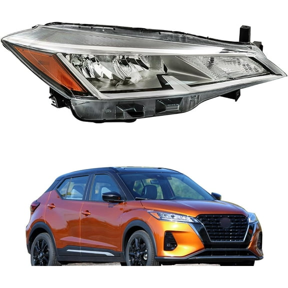 ALL-CARB Headlight Assembly Replacement for Nissan Kicks 2021 2022 2023 Headlamp Passenger Side 260105R00A NI2503283