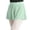 Green, variant on Women’s Ballet Practice Skirted Shorts, Elastic Waist Soft Nylon Dance Shorts, Multi-Color, S/M/L/XL/XXL