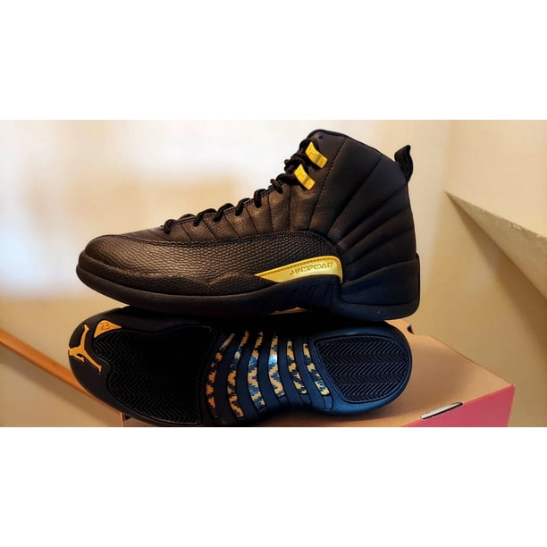 Ni - ke Men's New Air Jordan 12 Retro Black Taxi 2022 (CT8013-071) Men's Size 11