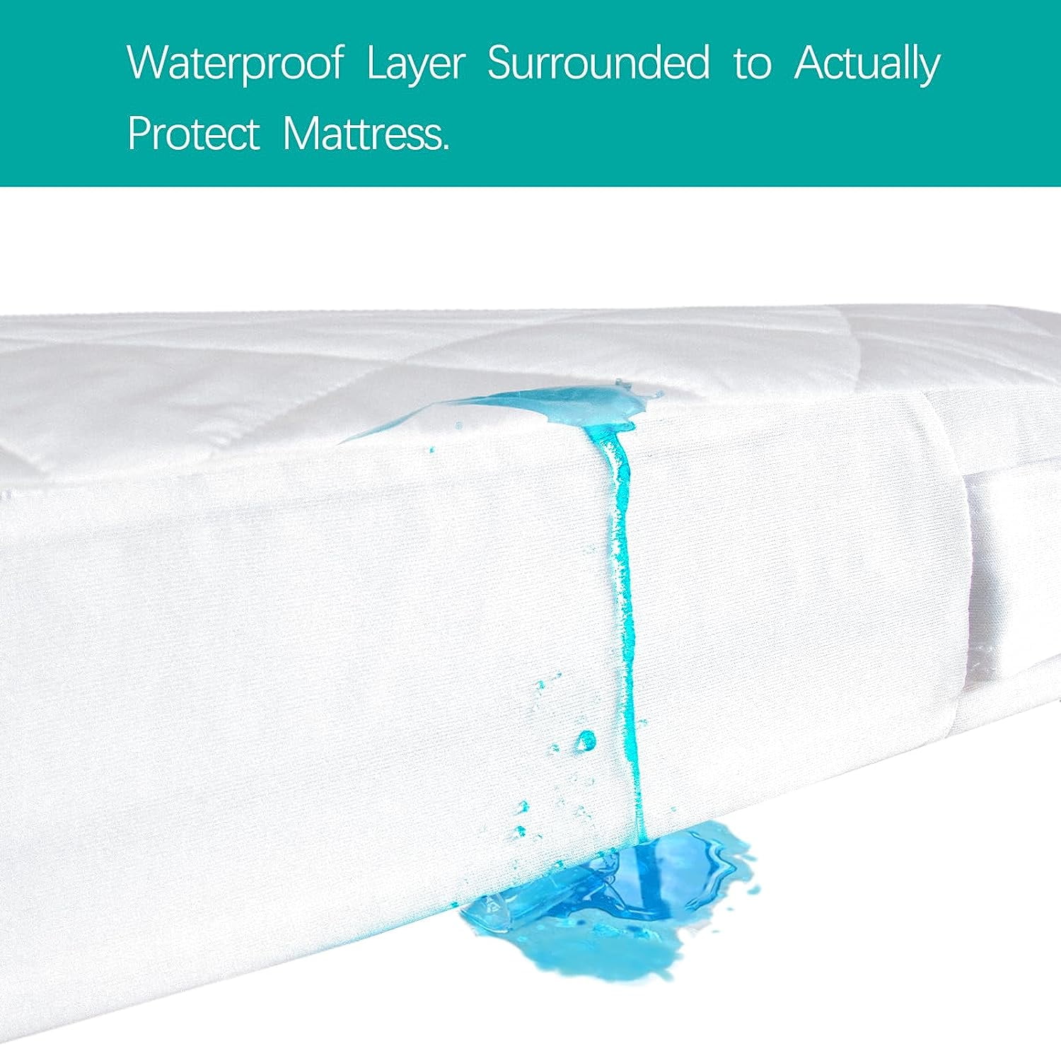 34x52 Waterproof Crib Mattress Protector Pad Flannel Crib Protector Pad  Incontinence Pad Wetting Reusable Waterproof Cover 100% Water Resistant  Cotton Sheet Savers for Baby