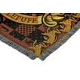 thumbnail image 4 of Harry Potter Hufflepuff Crest Woven Tapestry Throw Blanket, 4 of 4