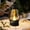 440#Black, variant on LED Vintage Lantern Night Light Electronic Candle Lamp Flickering Flameless Light Portable Hanging Lantern for Halloween Christmas Wedding Party Tabletop Home Decor Ambient Lighting Display