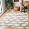 thumbnail image 2 of SAFAVIEH Kilim Brenton Geometric Area Rug, Ivory/Brown, 4' x 6', 2 of 7