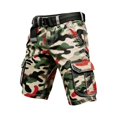 thumbnail image 5 of CONZONE Mens Cargo Shorts Buttons Summer Shorts For Men Camouflage Lightweight Loose Fit Outdoor Shorts With Pockets, 5 of 5