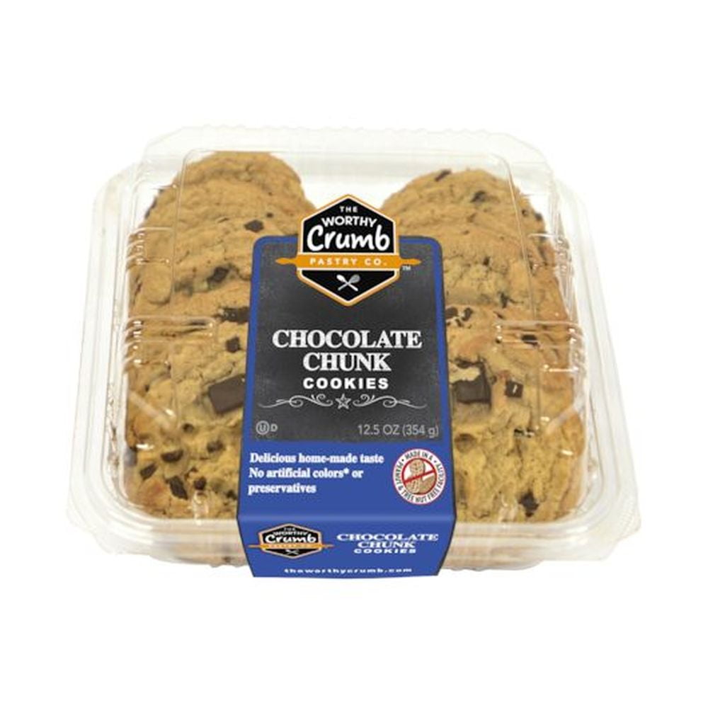 The Worthy Crumb Chocolate Chunk Cookie, 11.7 Ounce 15 per case