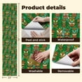 thumbnail image 4 of Peel and Stick Wallpaper Canvas Contact Paper Seamless idols palm leaves Design for poster Self Adhesive and Removable 24in x 118in, 4 of 8