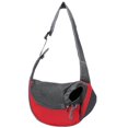 thumbnail image 1 of Bolsa de transporte para perros Yashi bolsa de viaje para exteriores bolsa de hombro Oxford malla transpirable L rojo, 1 of 5