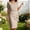 Khaki, variant on Women's Tiered Chiffon Midi Dress, Round Neck Short Sleeve Layered Sheath Dress, Wedding Guest & Party Dress, 4 Colors, Sizes S-XXL
