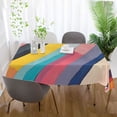 thumbnail image 5 of Yayeee Tablecloths for Rectangular Tables 60 x 108 inch Party Table Cover, Color Striped, 5 of 6