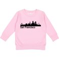 thumbnail image 2 of Inktastic San Francisco Skyline Toddler Sweatshirt, 2 of 4