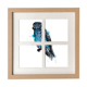 thumbnail image 1 of Black Blue Parrot Ave Pantalla de escritorio de pared de marco 4 aperturas, 1 of 4