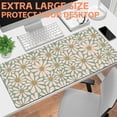 thumbnail image 6 of Mouse Pad Large Boho with Daisy Flowers Non-Slip Gaming Desk Mat with Stitched Edge Laptop Keyboard Desk Pad for Work Home Gaming (35.4 x 15.7 Inches), 6 of 6