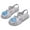 Light Blue, variant on Hot Pink Girls Fashion Sandals With Shell Pattern Soft Sole And Roman Style For Breathable Outdoor Use For Ages 1-8 Years
