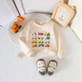 thumbnail image 2 of WXFAZCVU Boys Long Sleeve Shirts Crewneck Sweatshirt Cartoon Printed Fall Fashion Clothing Size 4-5 Years, 2 of 4