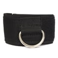 thumbnail image 1 of Ankle Strap D-ring Multi Gym Cable Attachment Thigh Leg Pulley Weight Lifting Black, 1 of 7