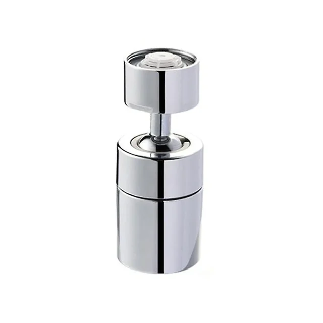 Aireador del grifo del fregadero de la cocina Bola giratoria de latón doble 80 Ángulo grande ajustable 2 funciones de pulverización Flujo de burbuja suave/pulverizador potente Aireador del grifo Repl