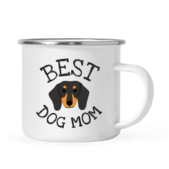 Koyal Wholesale Best Dog Mom Stainless Steel Campfire Mug Dachshund, Dog Graphic