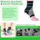 thumbnail image 5 of Calcetines ortopédicos, soporte para tobillo y pie, calcetines para fascitis plantar, calcetines antideslizantes, calcetines para fútbol y fitness (1 par)., 5 of 7
