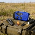 thumbnail image 7 of 2000mAh Solar Emergency Radio, Hand Crank AM/FM/WB Solar Portable Radio, LED Torch Power Bank Charger, Emergency Gadget for Camping Hiking and Outdoor Survival, 7 of 7