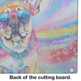 thumbnail image 3 of Pug Hippie Dawg Glass Cutting Board Large 12 in x 15 in, 3 of 5