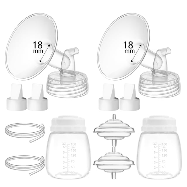 Juego de Piezas para Sacaleches TOVVILD con Brida de 18 mm Compatible con Spectra