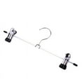 thumbnail image 4 of 10PCS Stainless Steel Trouser Pants Skirt Hangers Stand Holder With 2 Clips, 4 of 6