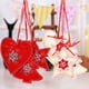 thumbnail image 4 of DIY árbol de Navidad copos de nieve corazón estrella colgante colgante tela no tejida árbol de Navidad adornos para el coche en casa 3 piezas kenally JR0926-01, 4 of 6