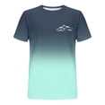 thumbnail image 4 of Fnnxeal Mens Graphic T-Shirts Crew Neck Sunmmer Casual Short Sleeve Mint Green Shirts for Men Size 2XL, 4 of 4