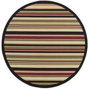 94" Tributary Stripe Black