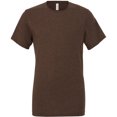 thumbnail image 1 of T-Shirt à Manches Courtes Col Rond Triblend pour Hommes en Toile, 1 of 4