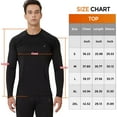 thumbnail image 2 of Men's Thermal Shirt 4 Pack Fleece Lined Long Sleeve Tops Athletic Base Layer Cold Weather Gear Workout, 2 of 6