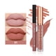 thumbnail image 1 of Set de lápiz labial líquido mate + delineador de labios, kit de maquillaje de labios, pigmento aterciopelado, tinte labial nude, brillo labial de larga duración, set de regalo de maquillaje de 2,5 ml, 1 of 2