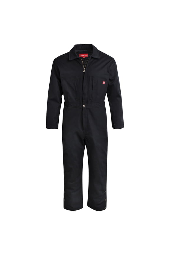 Mens Coveralls Water-Resistant Twill Workwear Durable Quilted Lining Utility Jumpsuit