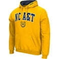 thumbnail image 2 of Men's Colosseum Gold North Carolina A&T Aggies Isle Pullover Hoodie, 2 of 3